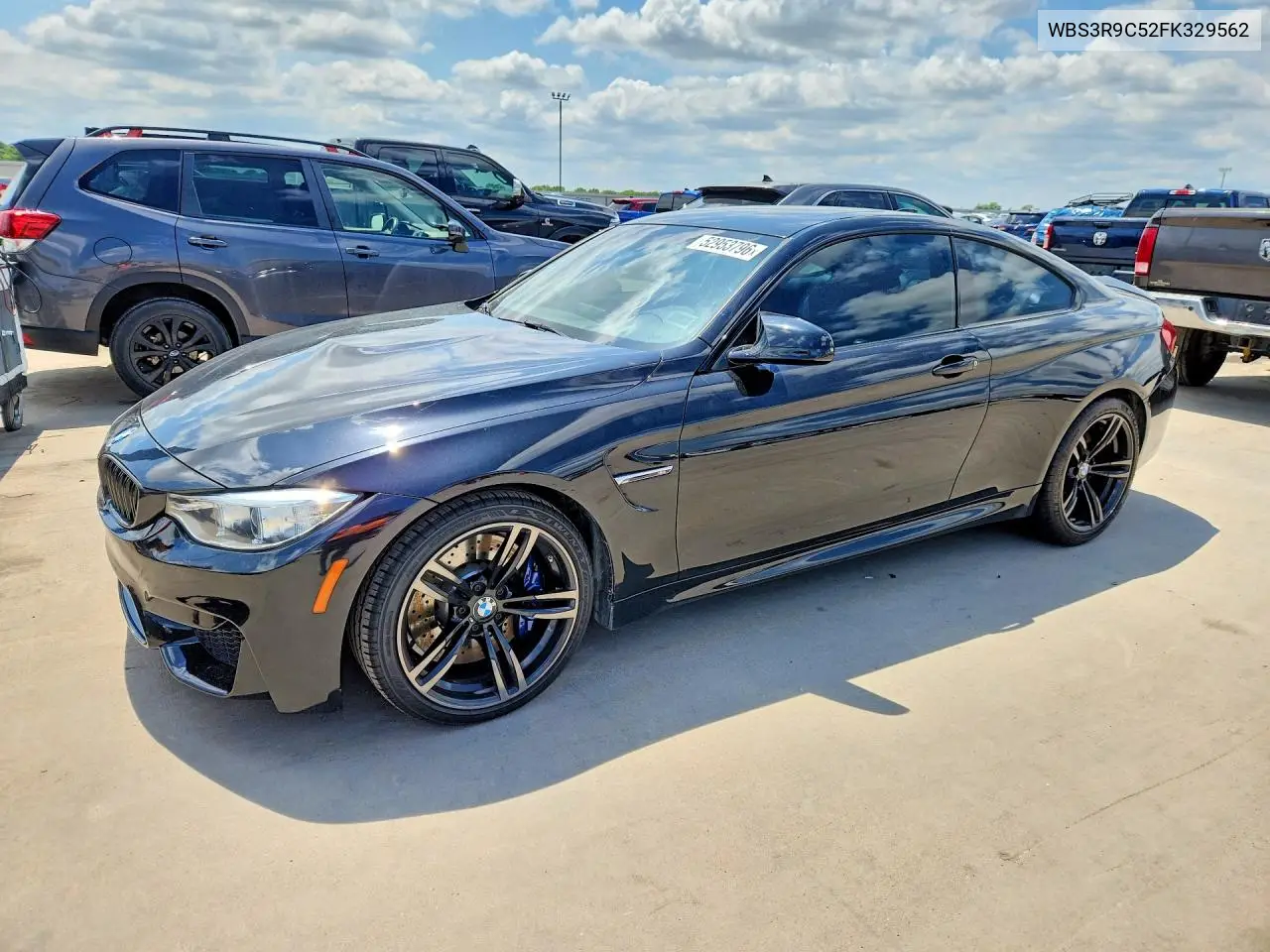 2015 BMW M4 VIN: WBS3R9C52FK329562 Lot: 52953796