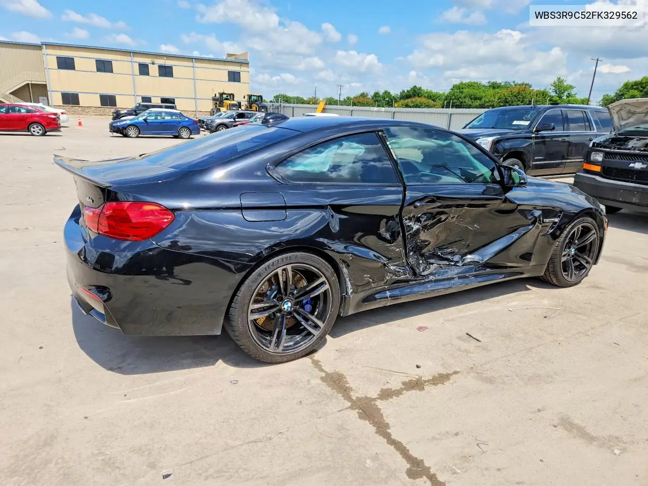 2015 BMW M4 VIN: WBS3R9C52FK329562 Lot: 52953796