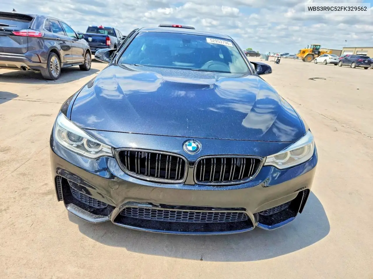 2015 BMW M4 VIN: WBS3R9C52FK329562 Lot: 52953796