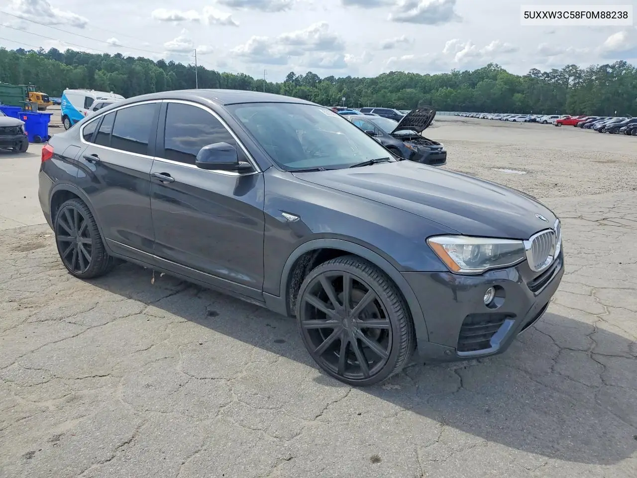 2015 BMW X4 xDrive28I VIN: 5UXXW3C58F0M88238 Lot: 53014536