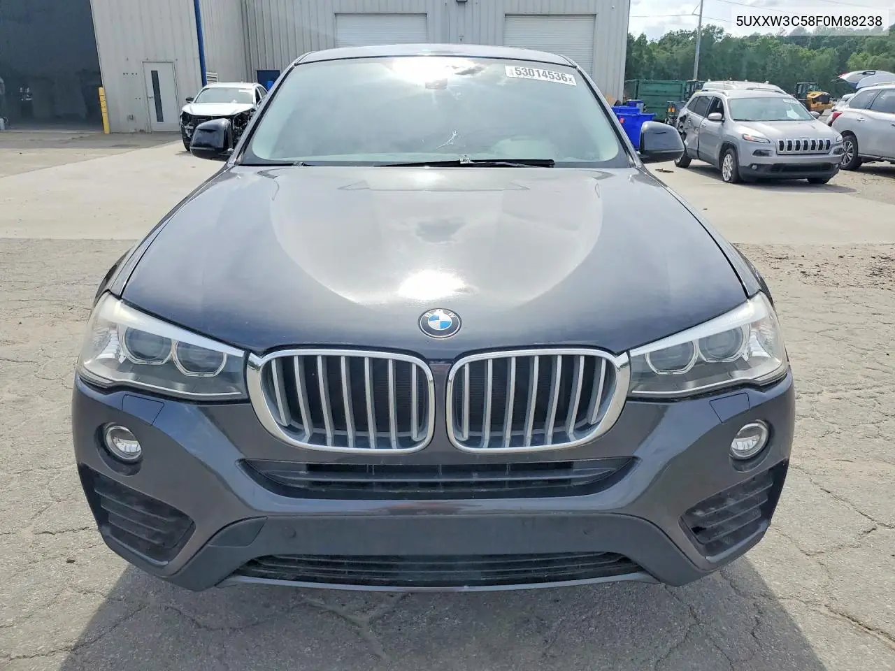 2015 BMW X4 xDrive28I VIN: 5UXXW3C58F0M88238 Lot: 53014536