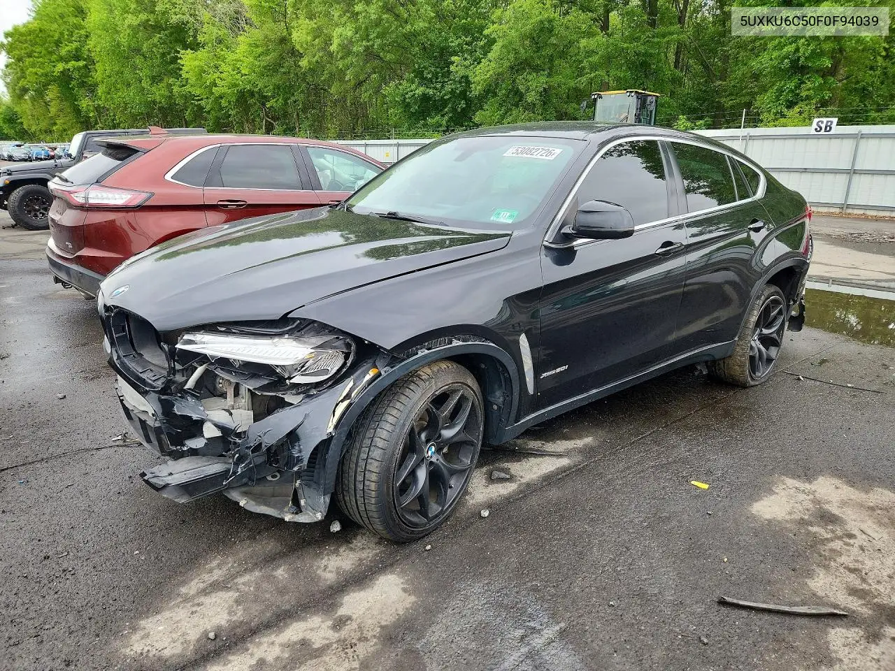 2015 BMW X6 xDrive50I VIN: 5UXKU6C50F0F94039 Lot: 53082726