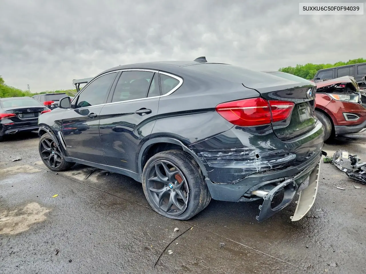 2015 BMW X6 xDrive50I VIN: 5UXKU6C50F0F94039 Lot: 53082726