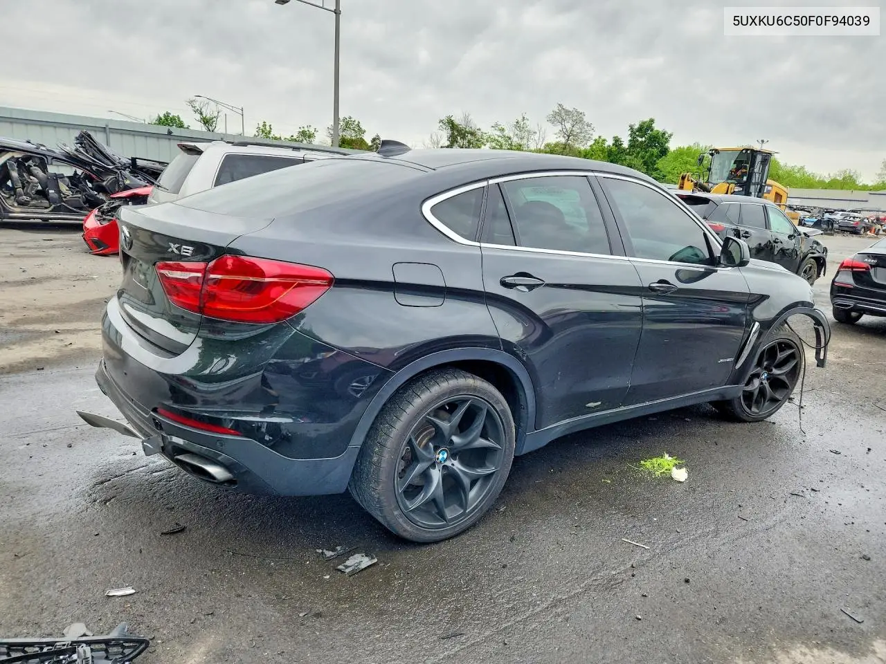 2015 BMW X6 xDrive50I VIN: 5UXKU6C50F0F94039 Lot: 53082726