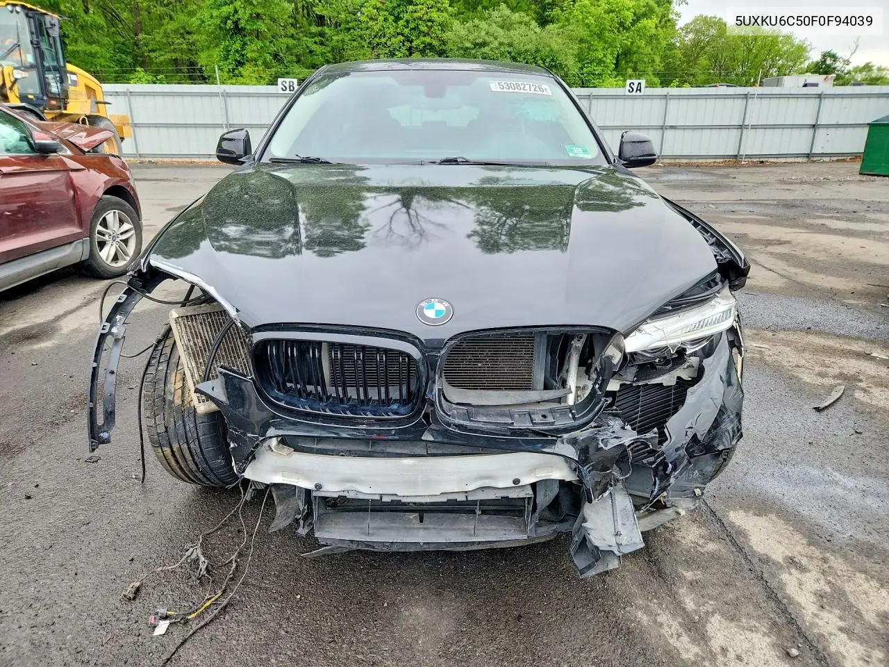 2015 BMW X6 xDrive50I VIN: 5UXKU6C50F0F94039 Lot: 53082726