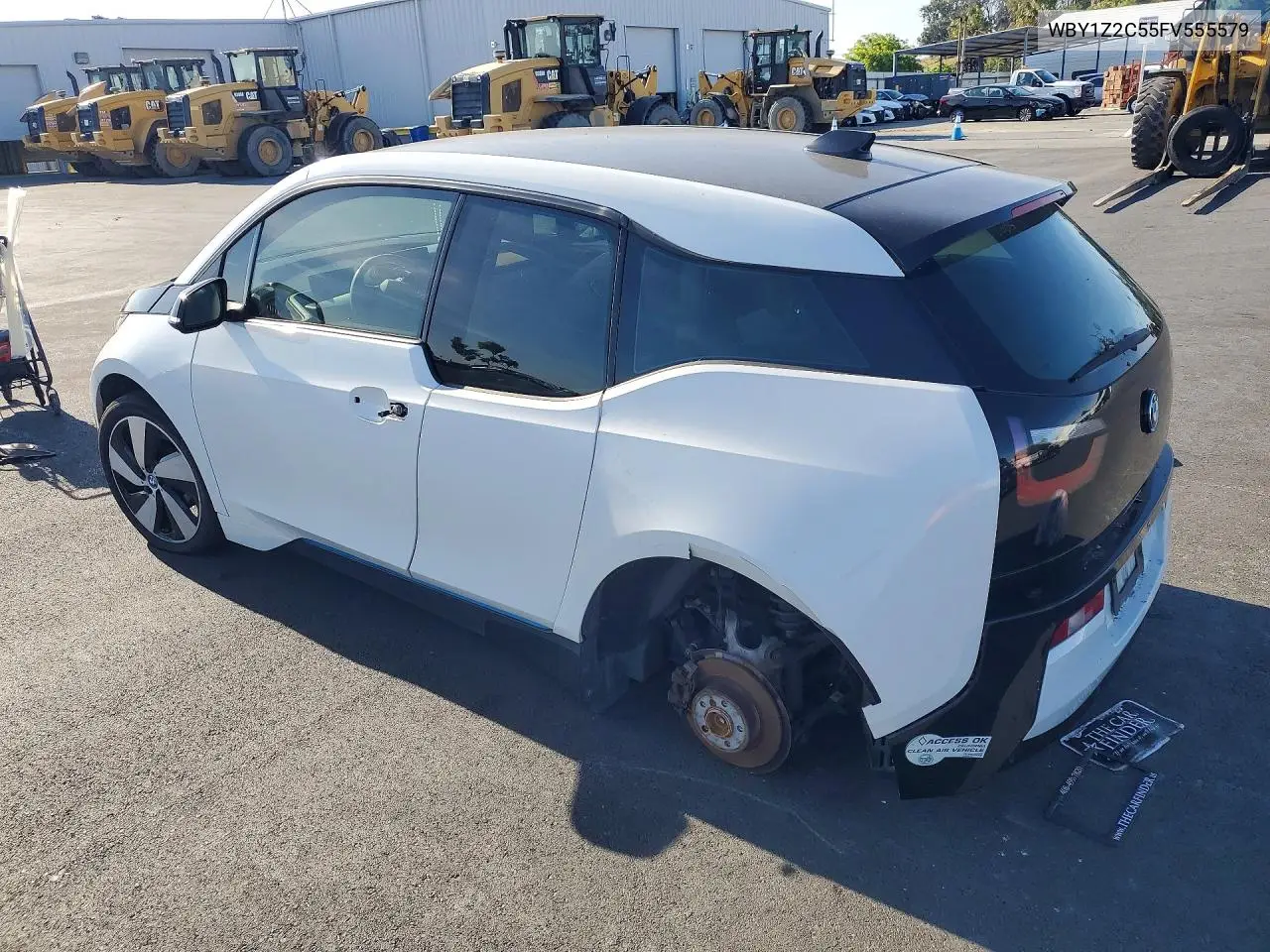 2015 BMW I3 Bev VIN: WBY1Z2C55FV555579 Lot: 53395416