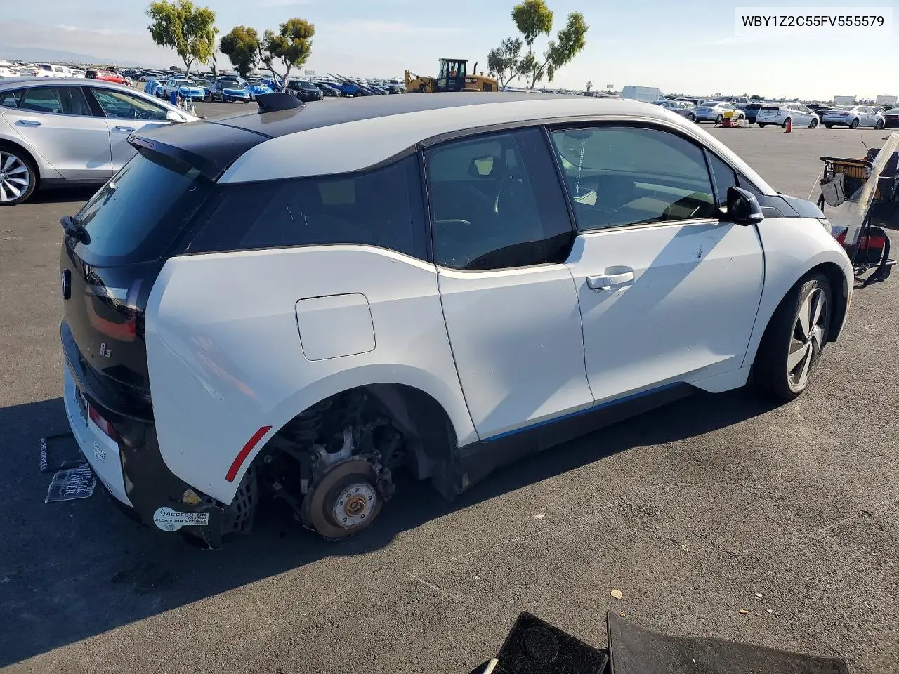 2015 BMW I3 Bev VIN: WBY1Z2C55FV555579 Lot: 53395416