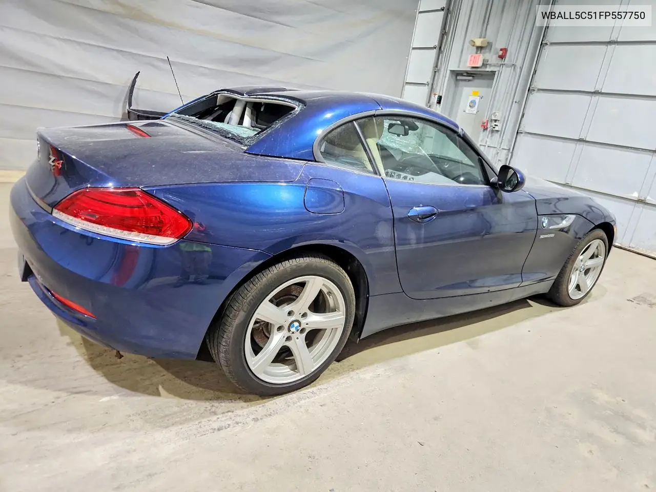 2015 BMW Z4 Sdrive28I VIN: WBALL5C51FP557750 Lot: 53494206