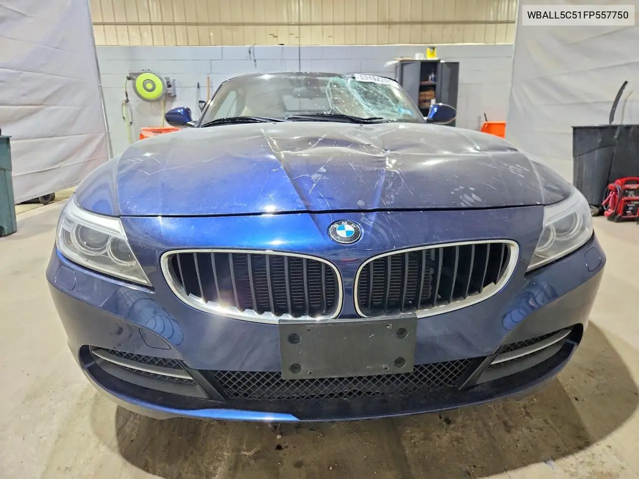 2015 BMW Z4 Sdrive28I VIN: WBALL5C51FP557750 Lot: 53494206