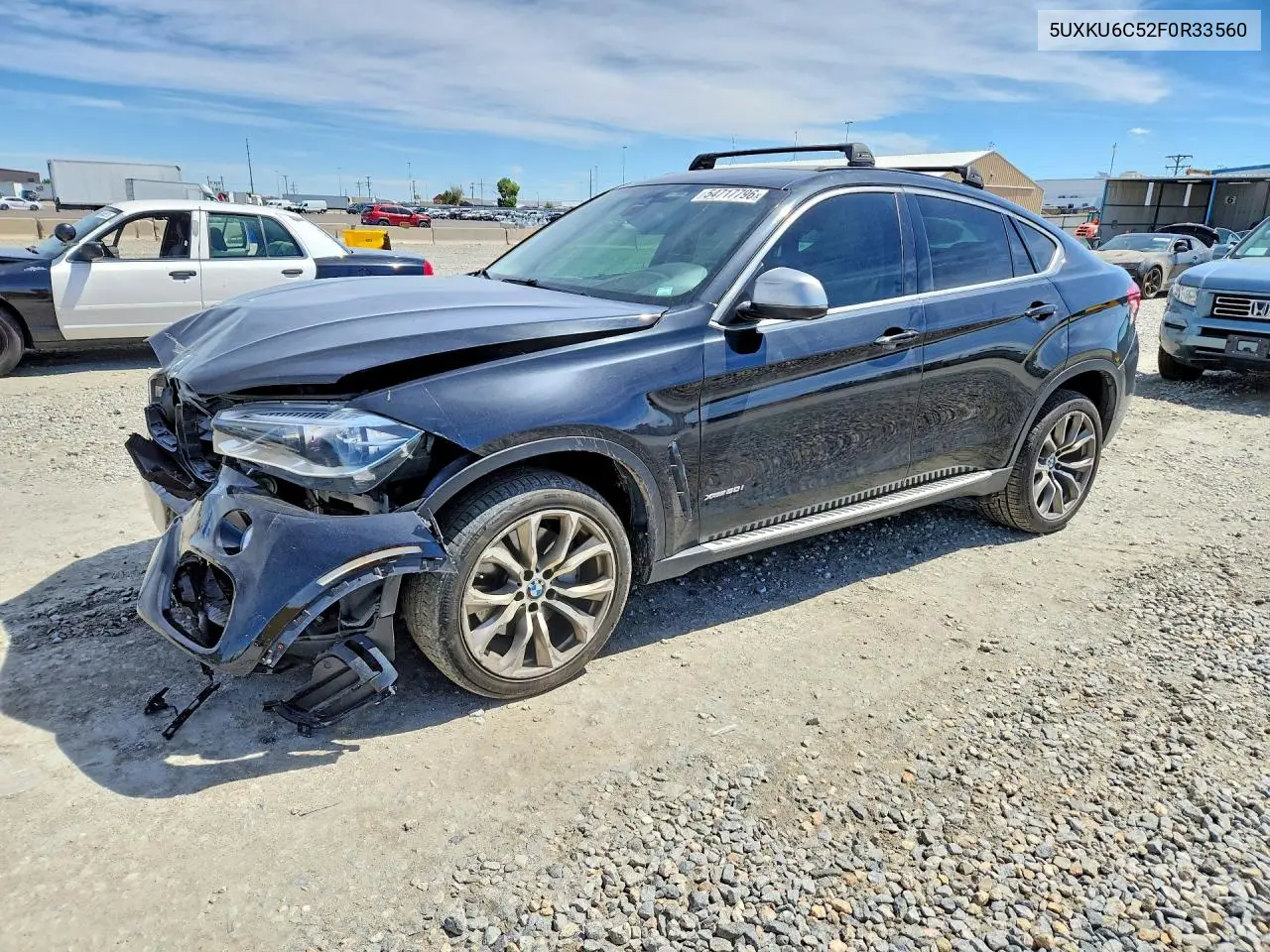 2015 BMW X6 xDrive50I VIN: 5UXKU6C52F0R33560 Lot: 54717796