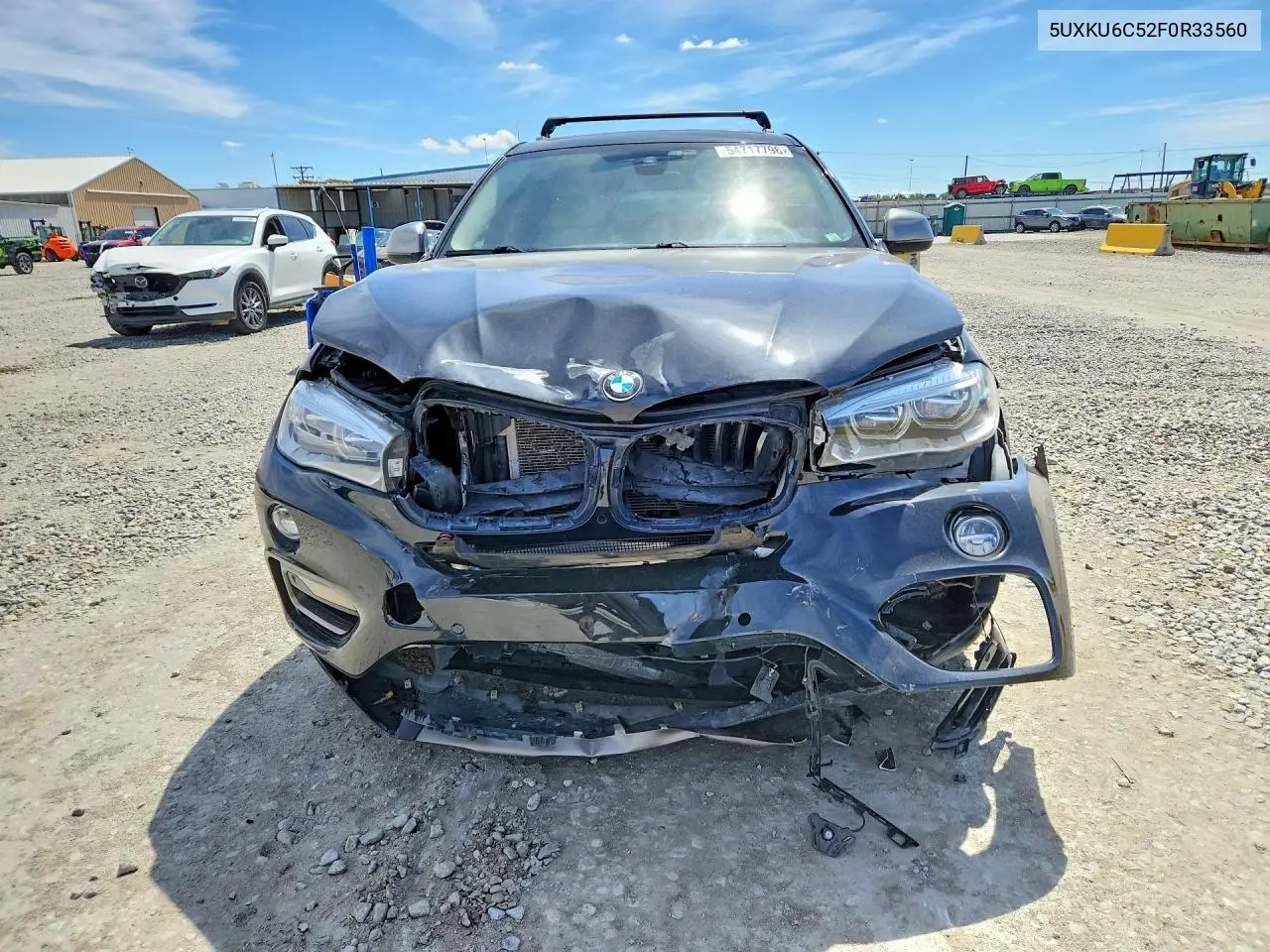 2015 BMW X6 xDrive50I VIN: 5UXKU6C52F0R33560 Lot: 54717796