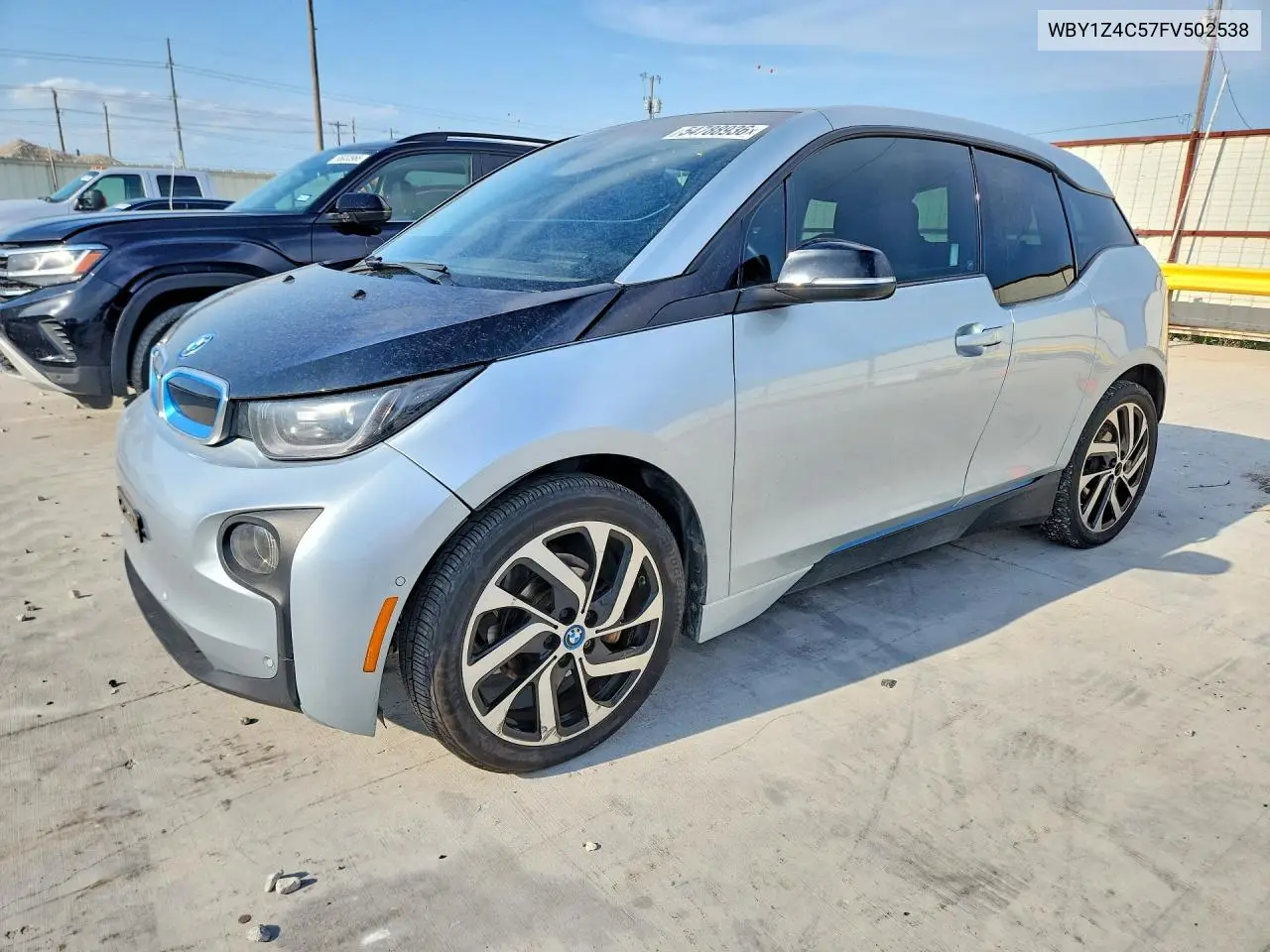 2015 BMW I3 Rex VIN: WBY1Z4C57FV502538 Lot: 54788936