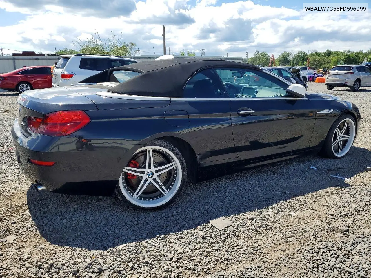 2015 BMW 640 I VIN: WBALW7C55FD596099 Lot: 55273836