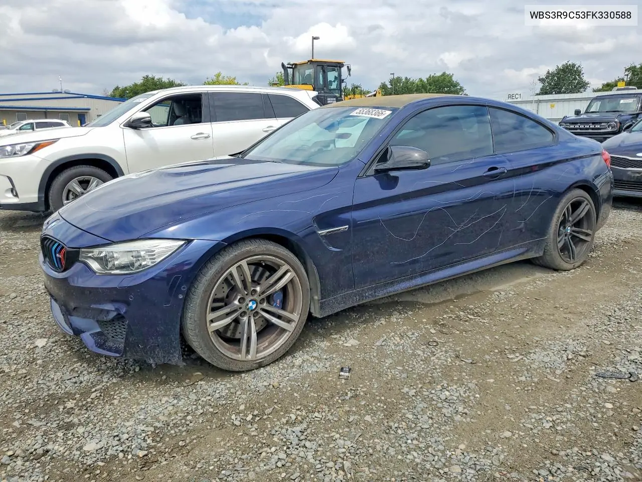 2015 BMW M4 VIN: WBS3R9C53FK330588 Lot: 55368366