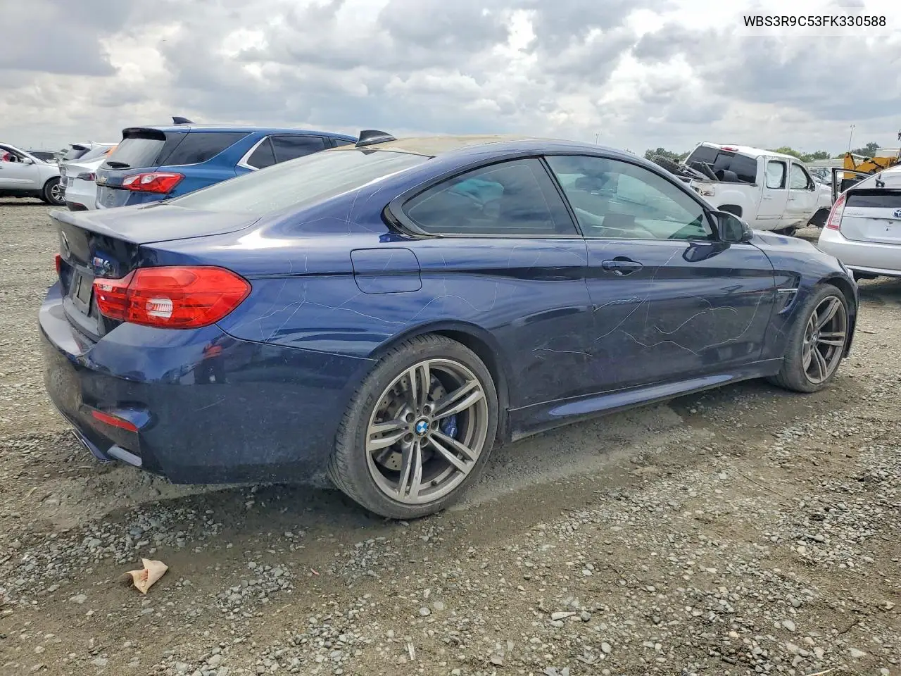 2015 BMW M4 VIN: WBS3R9C53FK330588 Lot: 55368366