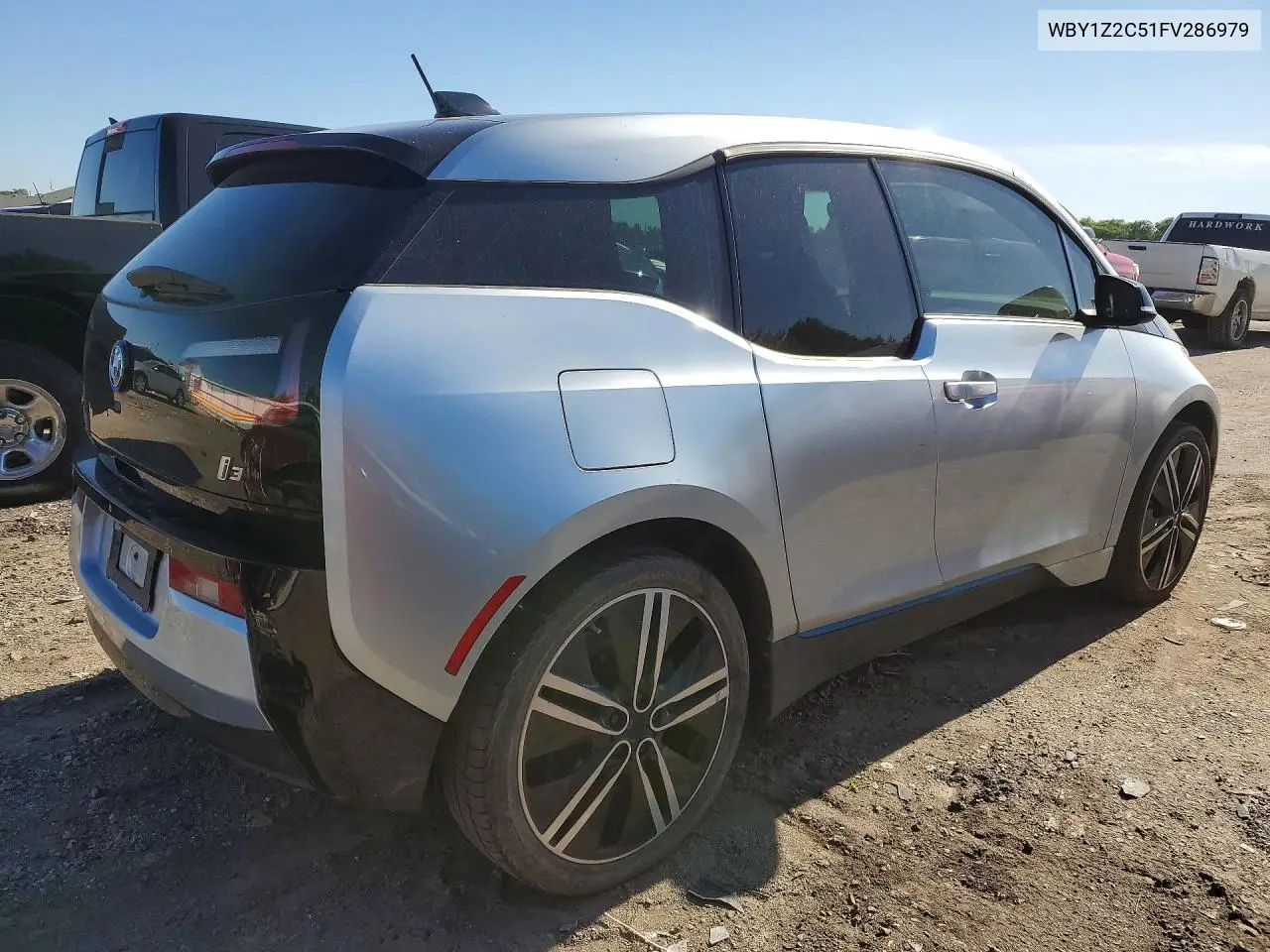 2015 BMW I3 Bev VIN: WBY1Z2C51FV286979 Lot: 55702636