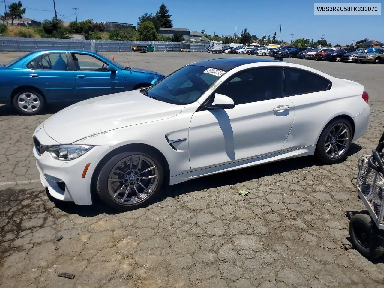 2015 BMW M4 VIN: WBS3R9C58FK330070 Lot: 56360676