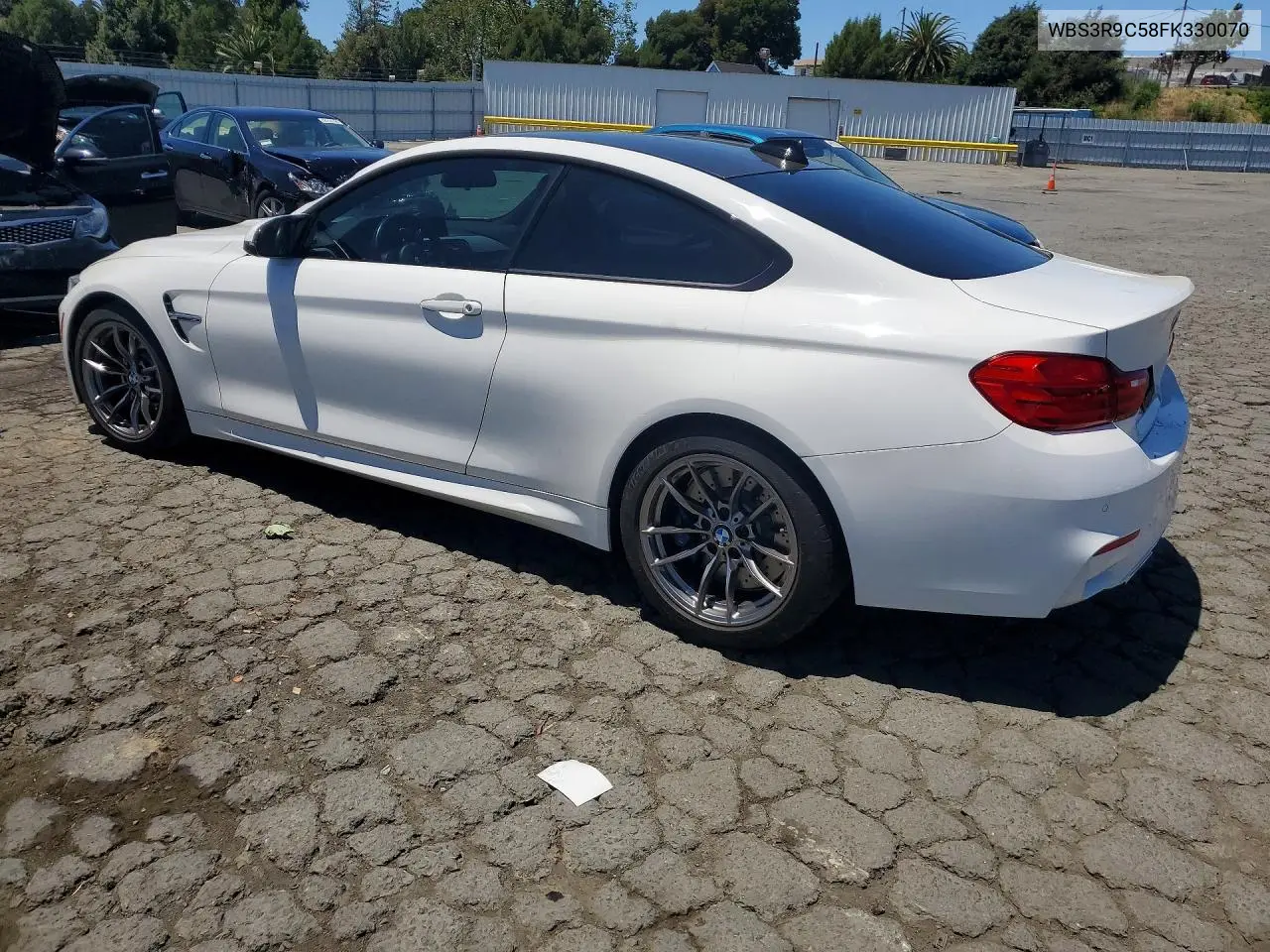 2015 BMW M4 VIN: WBS3R9C58FK330070 Lot: 56360676