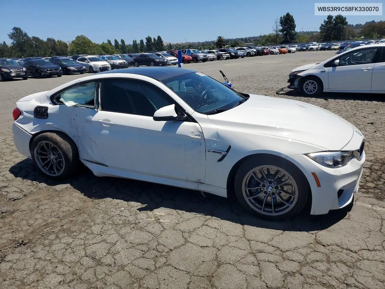 2015 BMW M4 VIN: WBS3R9C58FK330070 Lot: 56360676
