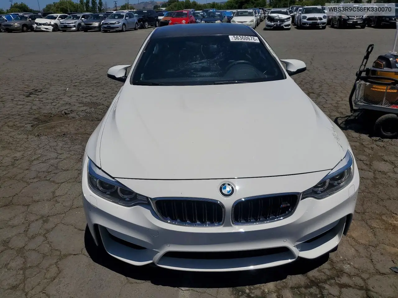 2015 BMW M4 VIN: WBS3R9C58FK330070 Lot: 56360676