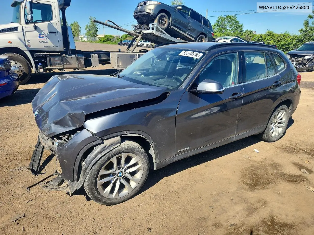 2015 BMW X1 xDrive28I VIN: WBAVL1C52FVY25850 Lot: 56648956