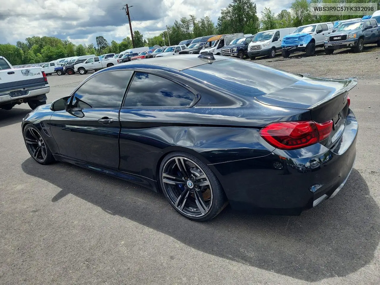 2015 BMW M4 VIN: WBS3R9C57FK332098 Lot: 56671286