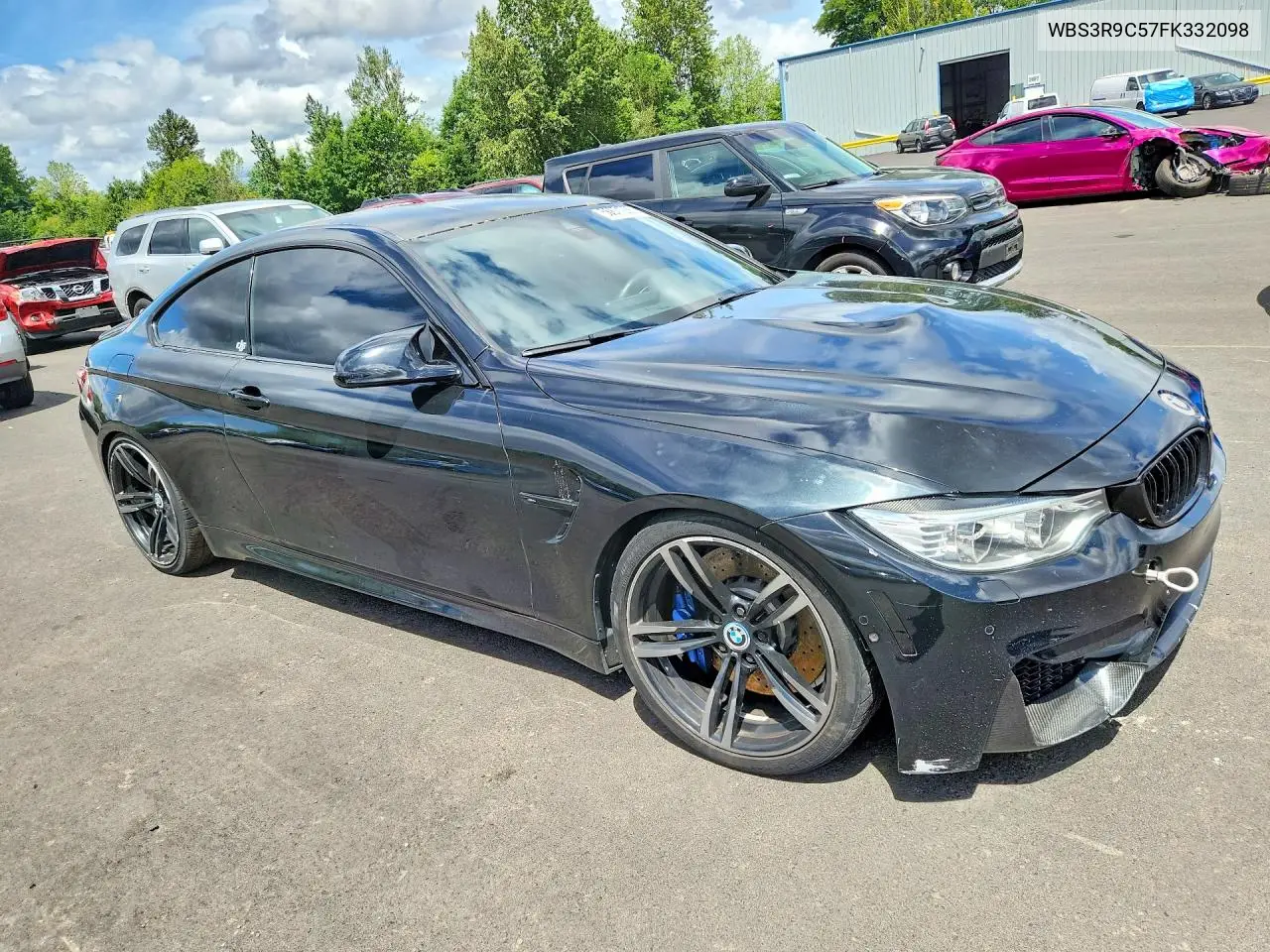 2015 BMW M4 VIN: WBS3R9C57FK332098 Lot: 56671286