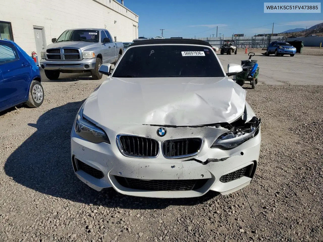 2015 BMW 228 I VIN: WBA1K5C51FV473885 Lot: 56697936