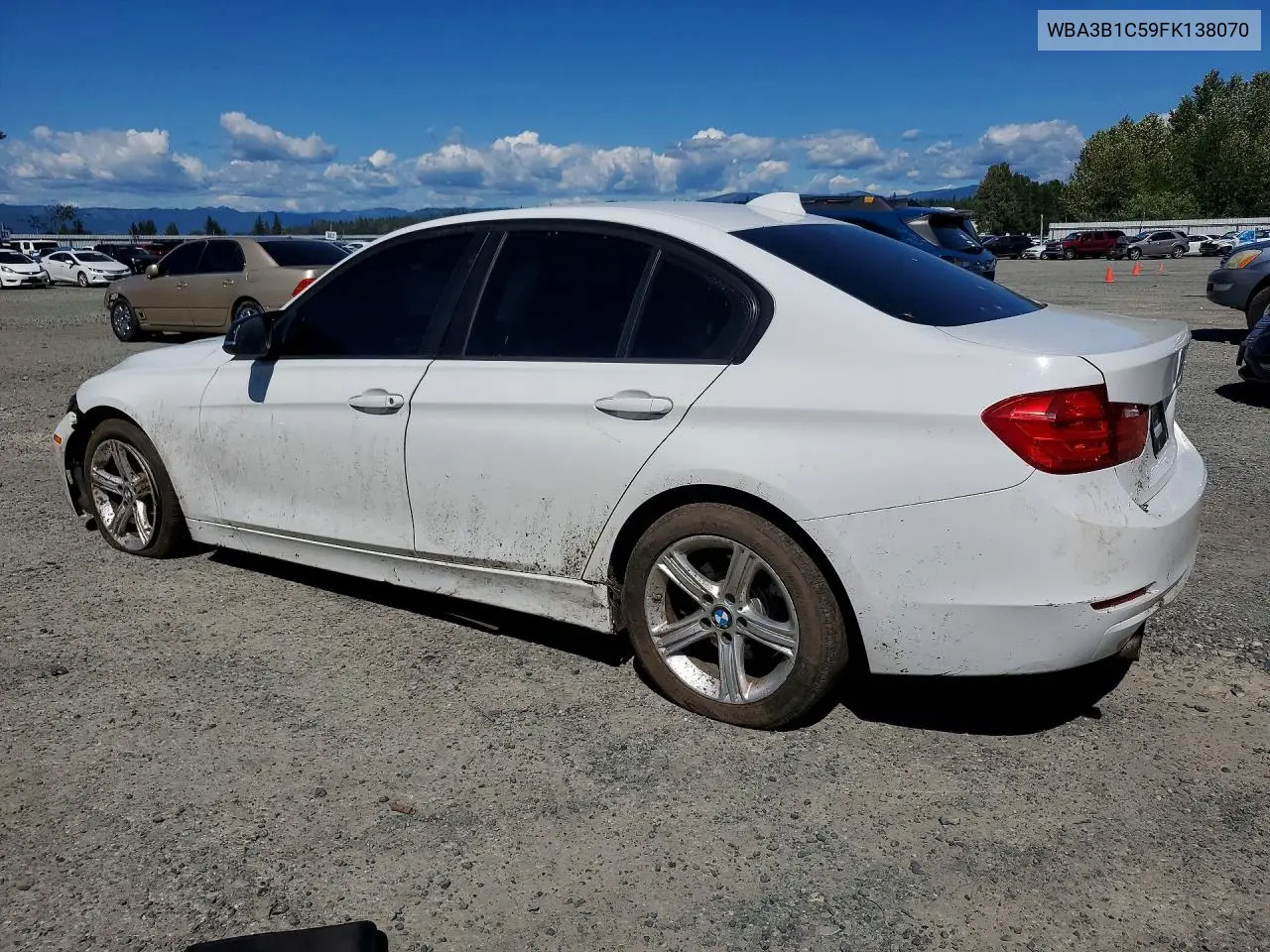 2015 BMW 320 I VIN: WBA3B1C59FK138070 Lot: 57055916