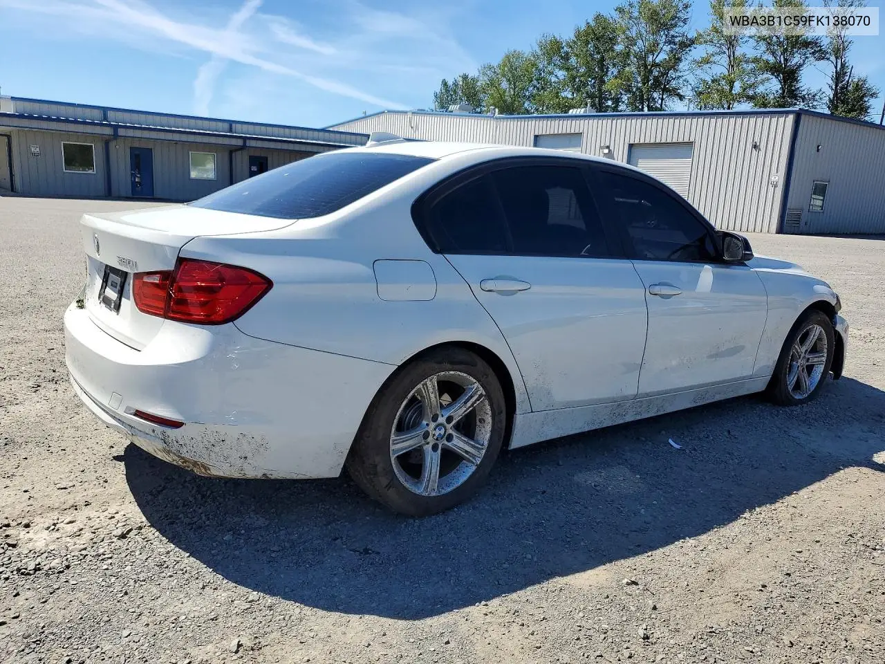 2015 BMW 320 I VIN: WBA3B1C59FK138070 Lot: 57055916
