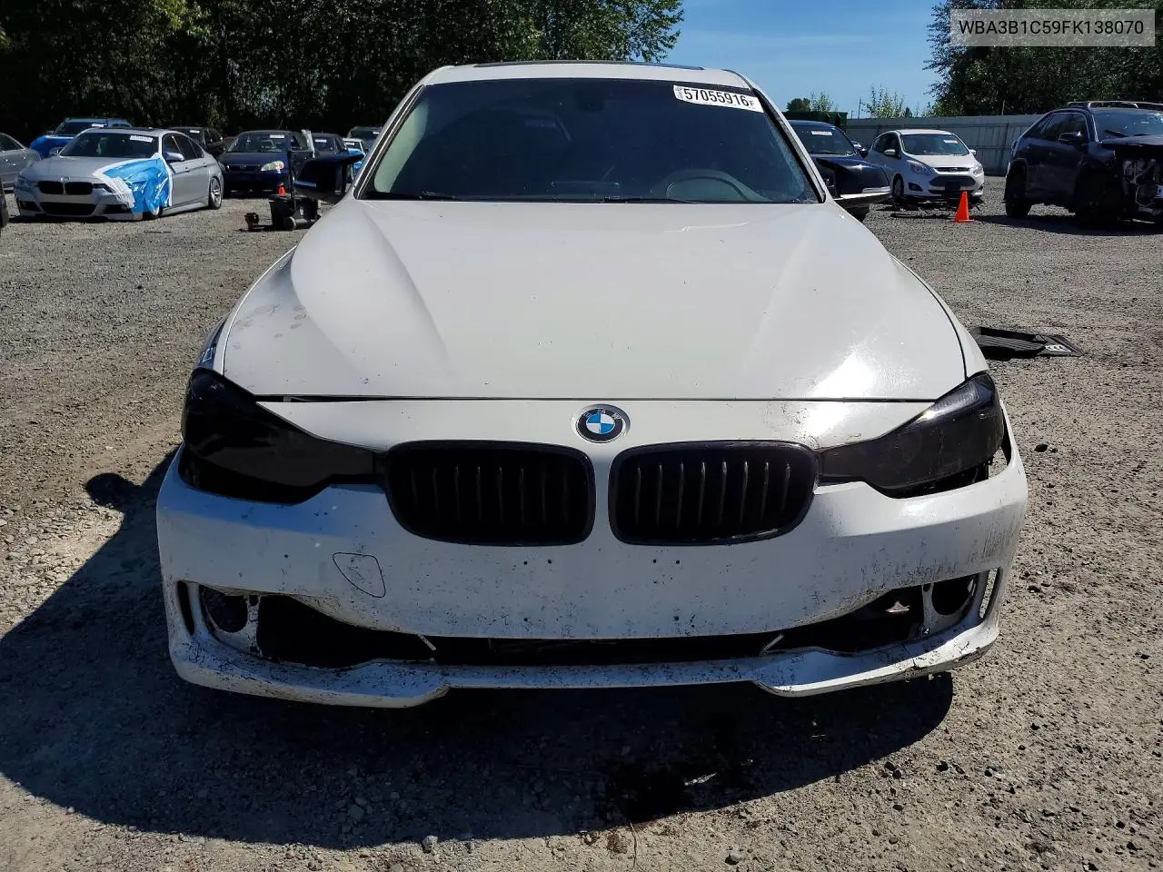 2015 BMW 320 I VIN: WBA3B1C59FK138070 Lot: 57055916