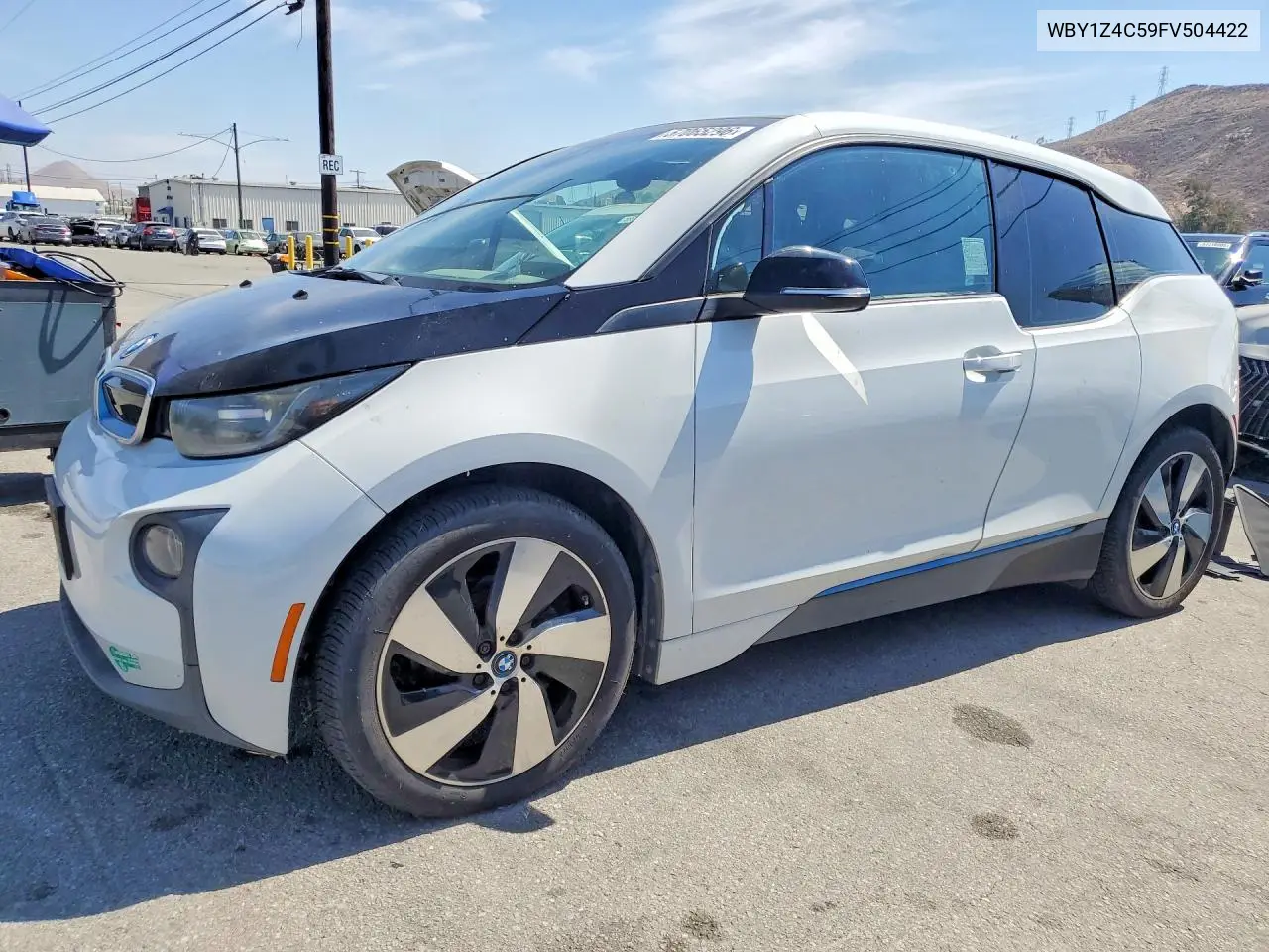 2015 BMW I3 Rex VIN: WBY1Z4C59FV504422 Lot: 57065296