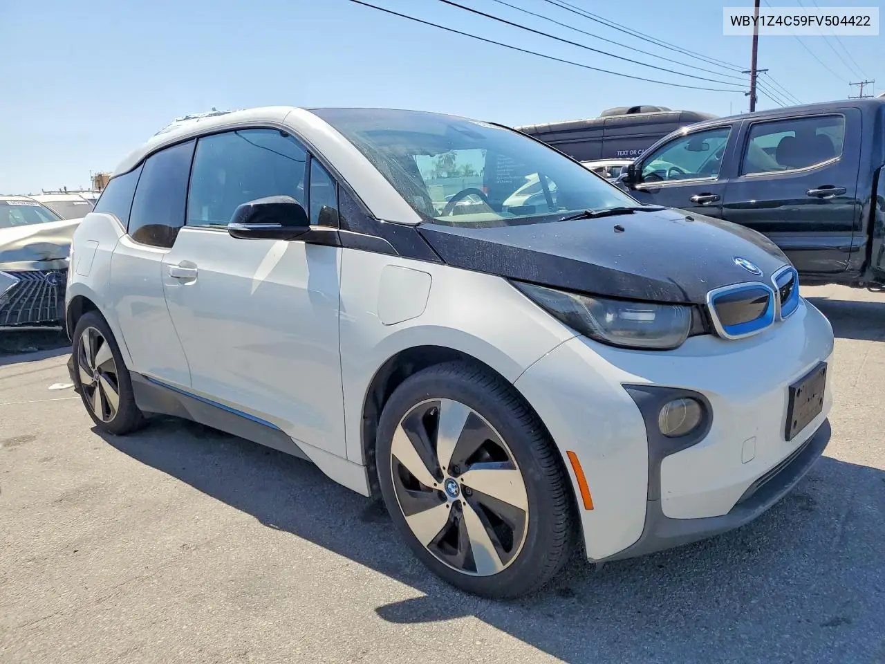 2015 BMW I3 Rex VIN: WBY1Z4C59FV504422 Lot: 57065296