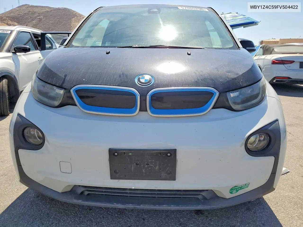 2015 BMW I3 Rex VIN: WBY1Z4C59FV504422 Lot: 57065296