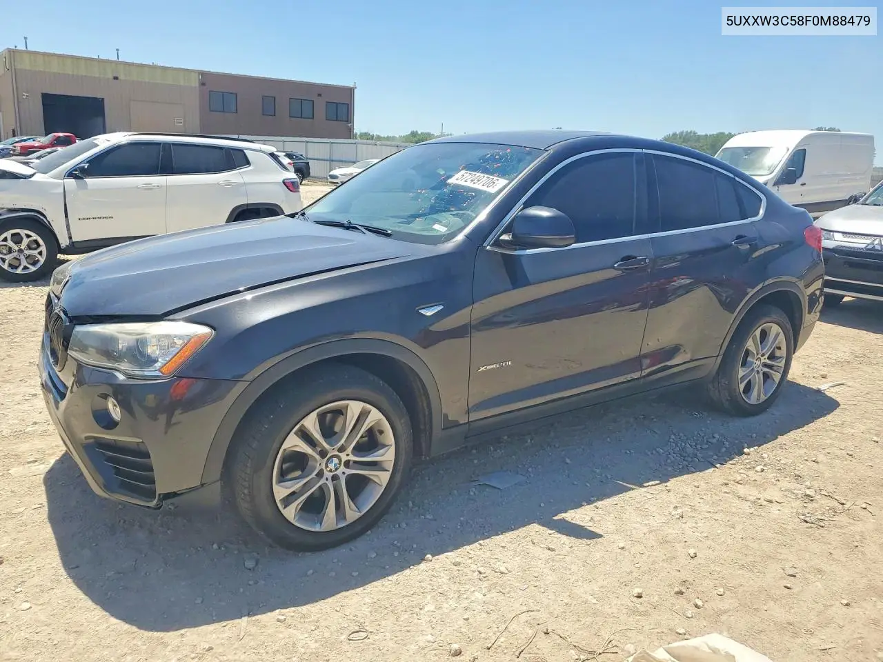 2015 BMW X4 xDrive28I VIN: 5UXXW3C58F0M88479 Lot: 57249706