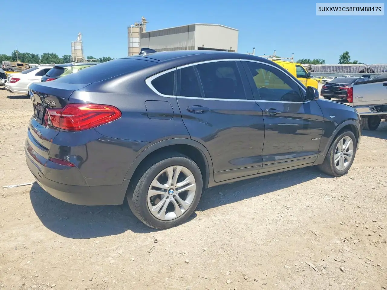 2015 BMW X4 xDrive28I VIN: 5UXXW3C58F0M88479 Lot: 57249706