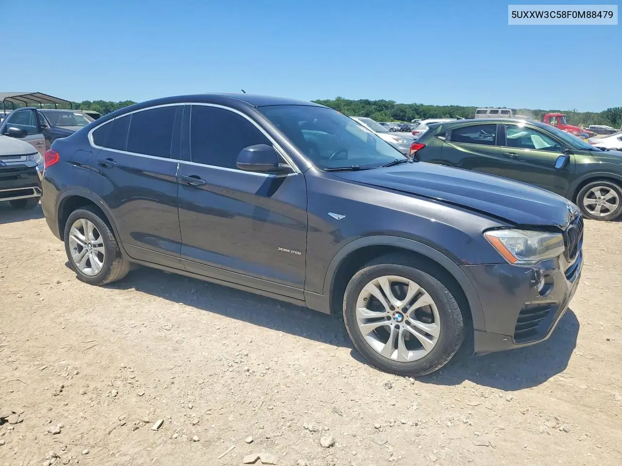 2015 BMW X4 xDrive28I VIN: 5UXXW3C58F0M88479 Lot: 57249706