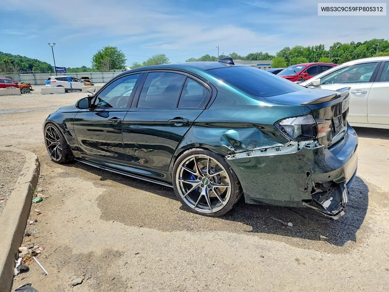 2015 BMW M3 VIN: WBS3C9C59FP805312 Lot: 57254436