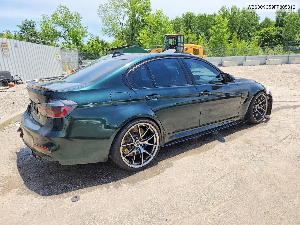2015 BMW M3 VIN: WBS3C9C59FP805312 Lot: 57254436