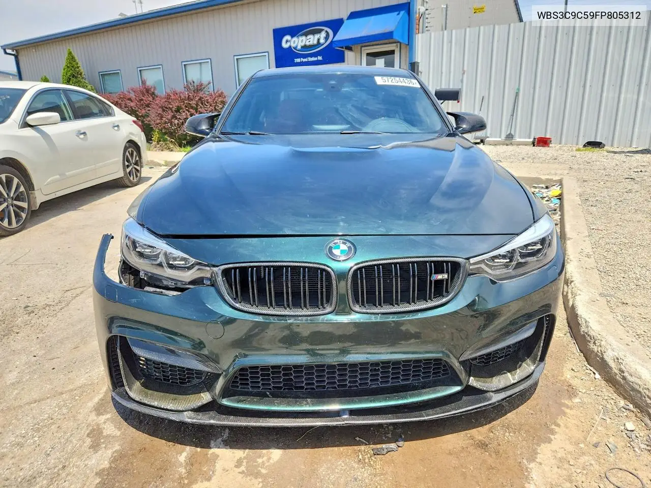 2015 BMW M3 VIN: WBS3C9C59FP805312 Lot: 57254436