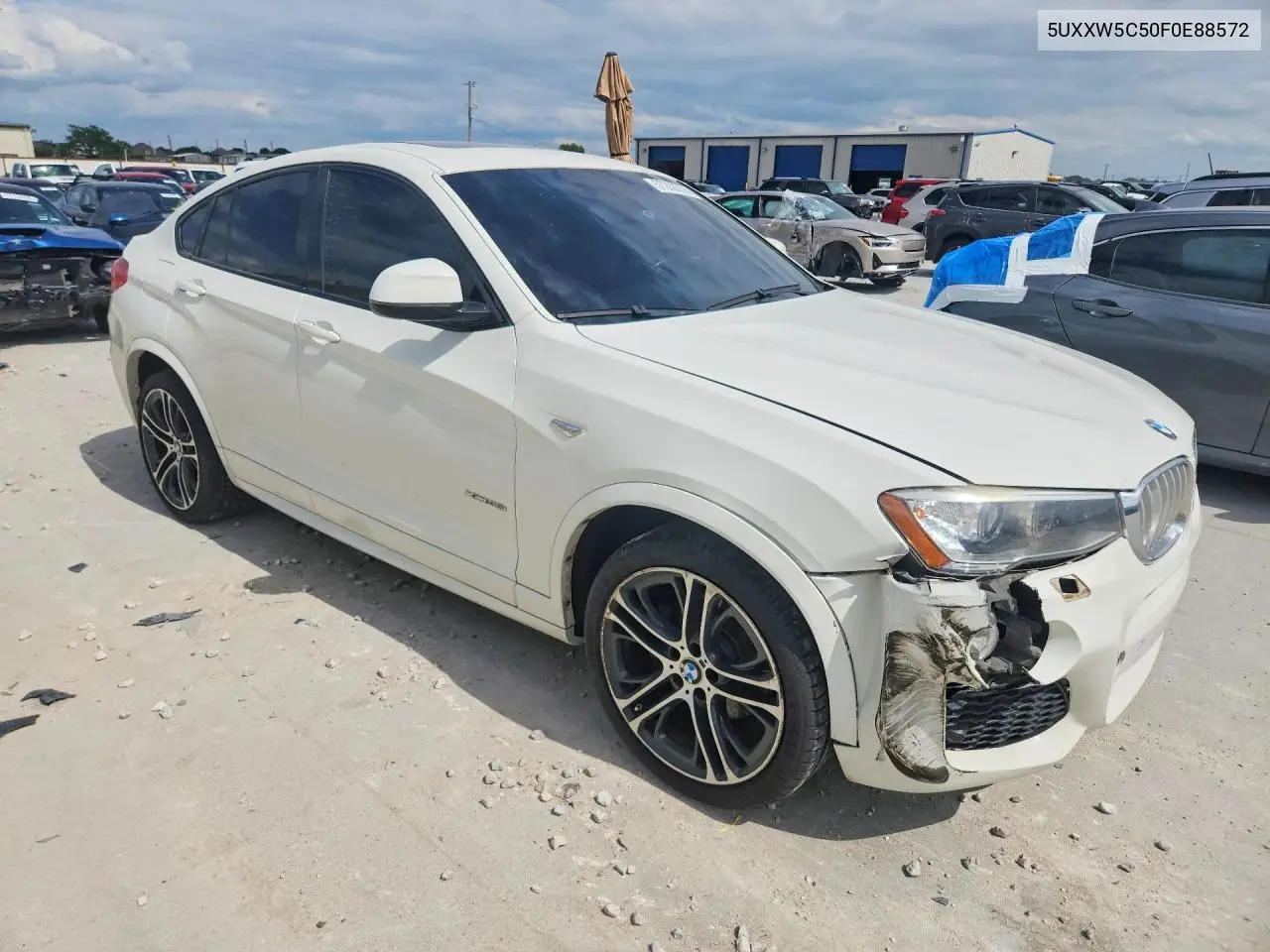2015 BMW X4 xDrive35I VIN: 5UXXW5C50F0E88572 Lot: 57260376