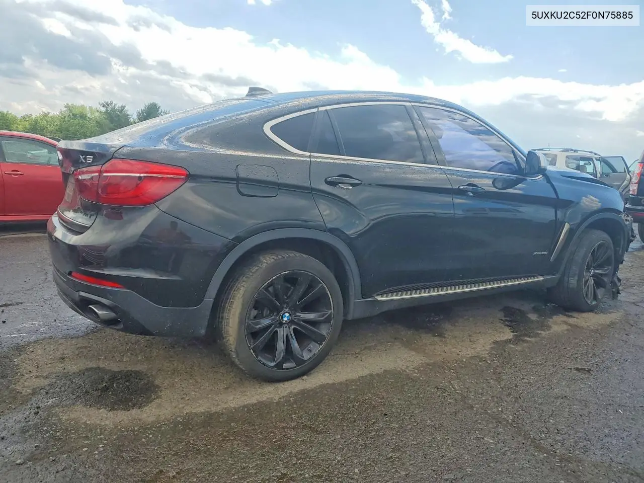 2015 BMW X6 xDrive35I VIN: 5UXKU2C52F0N75885 Lot: 57387646