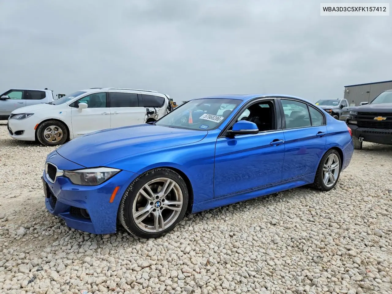 2015 BMW 328 D VIN: WBA3D3C5XFK157412 Lot: 57968286