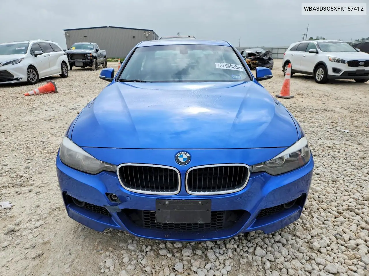 2015 BMW 328 D VIN: WBA3D3C5XFK157412 Lot: 57968286