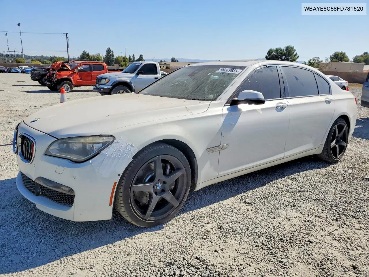 2015 BMW 750 Li VIN: WBAYE8C58FD781620 Lot: 58289836