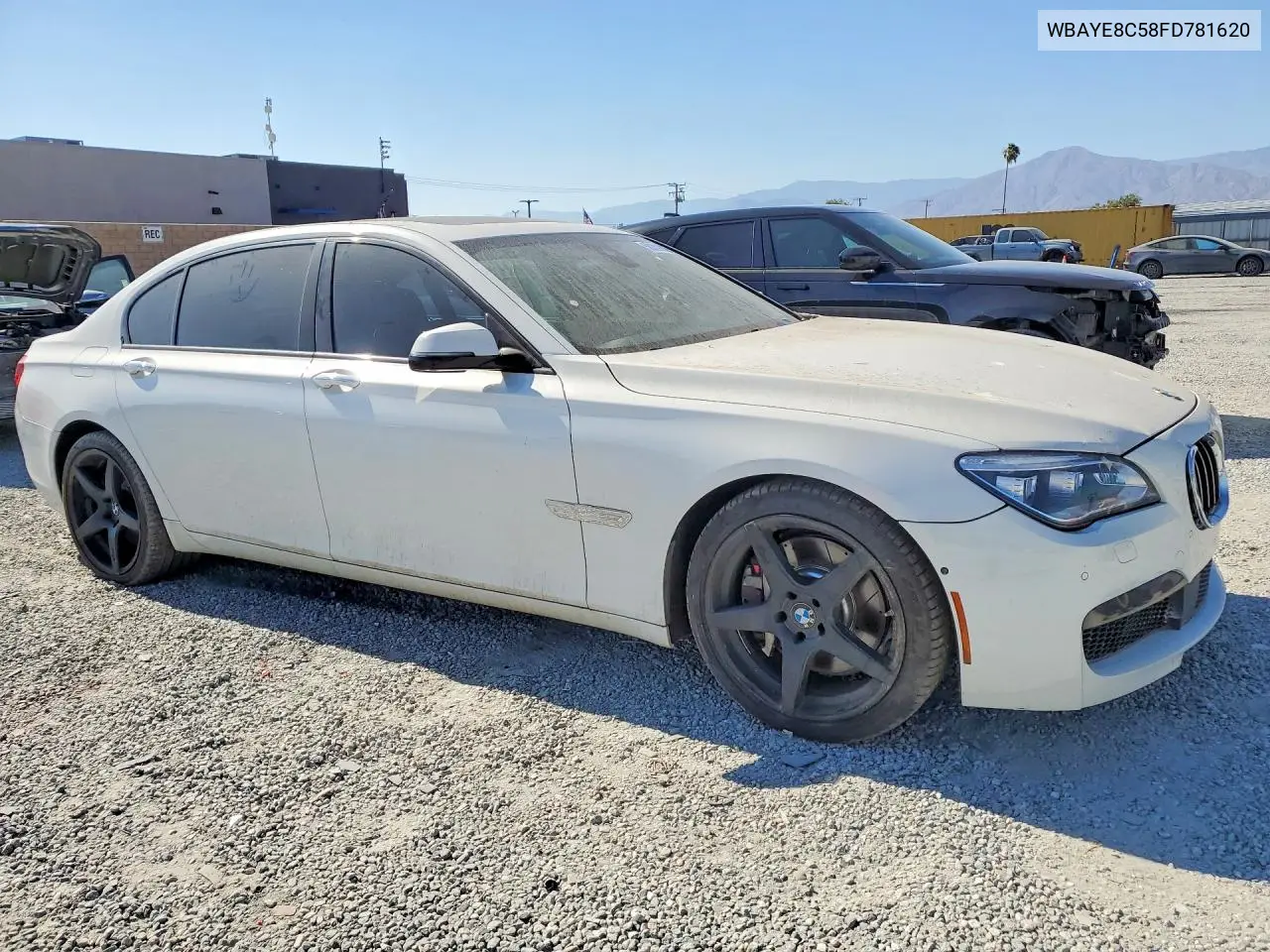 2015 BMW 750 Li VIN: WBAYE8C58FD781620 Lot: 58289836