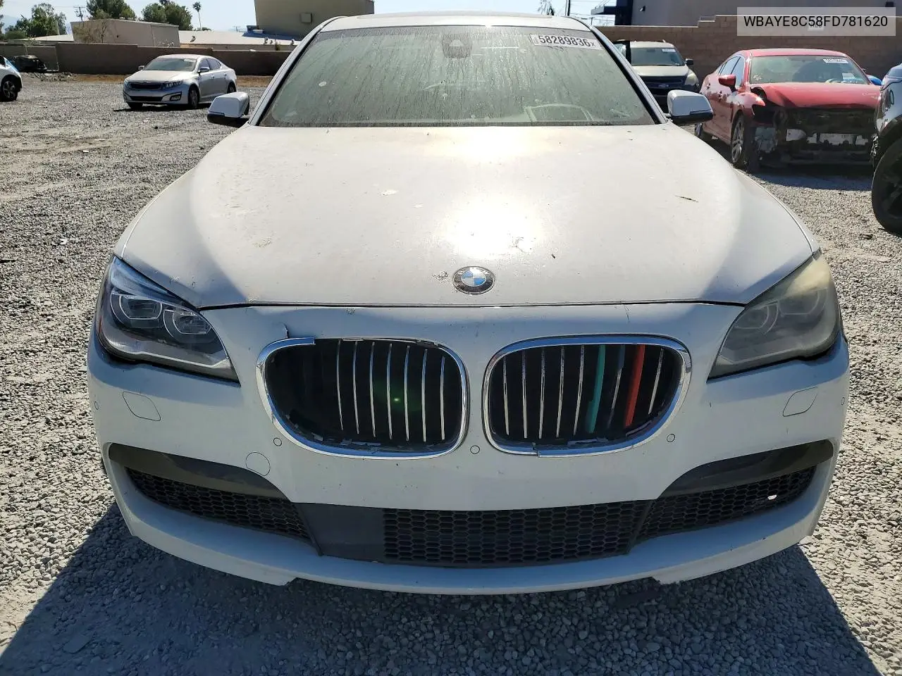 2015 BMW 750 Li VIN: WBAYE8C58FD781620 Lot: 58289836