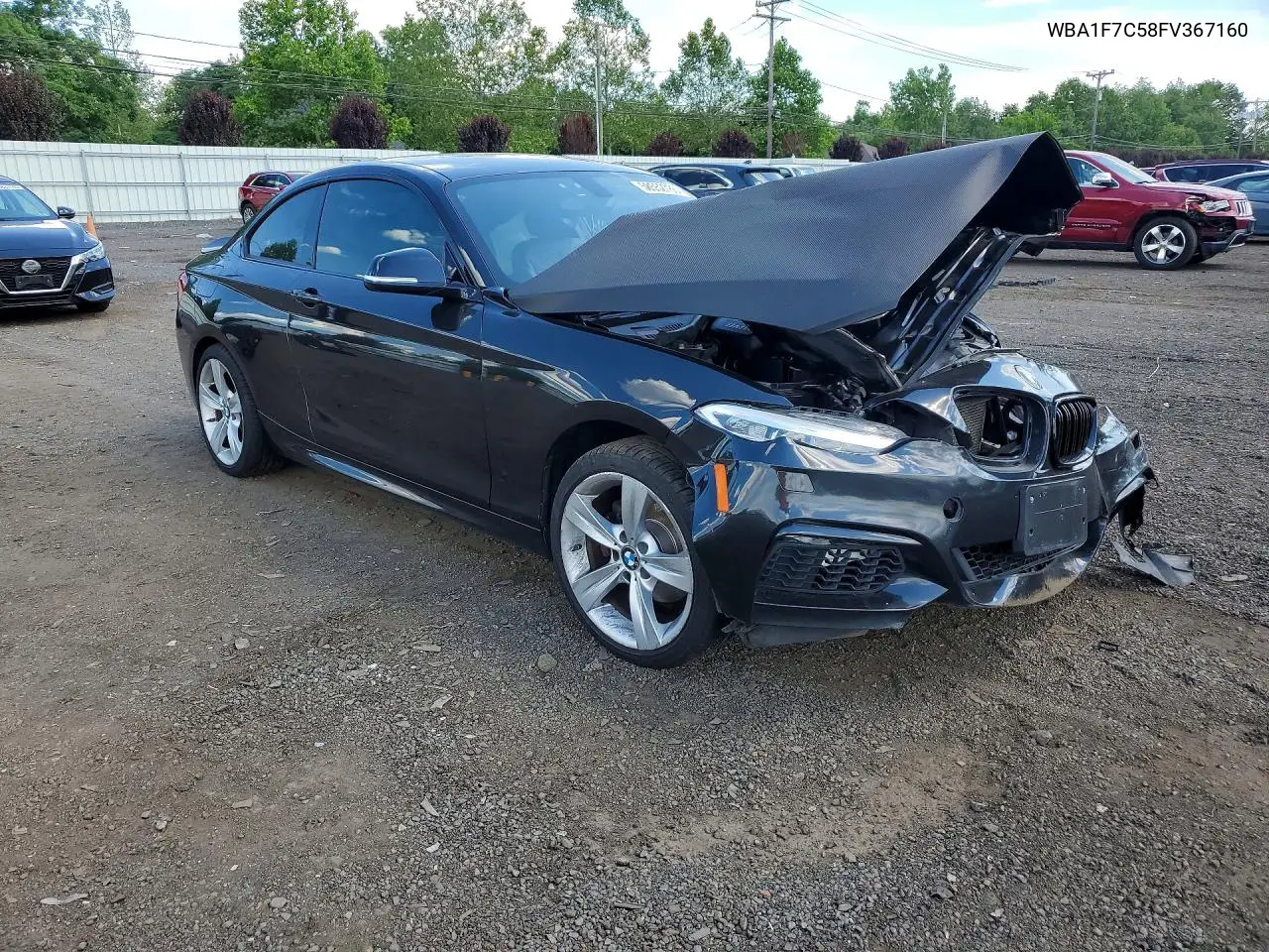 2015 BMW 228 Xi VIN: WBA1F7C58FV367160 Lot: 58552786