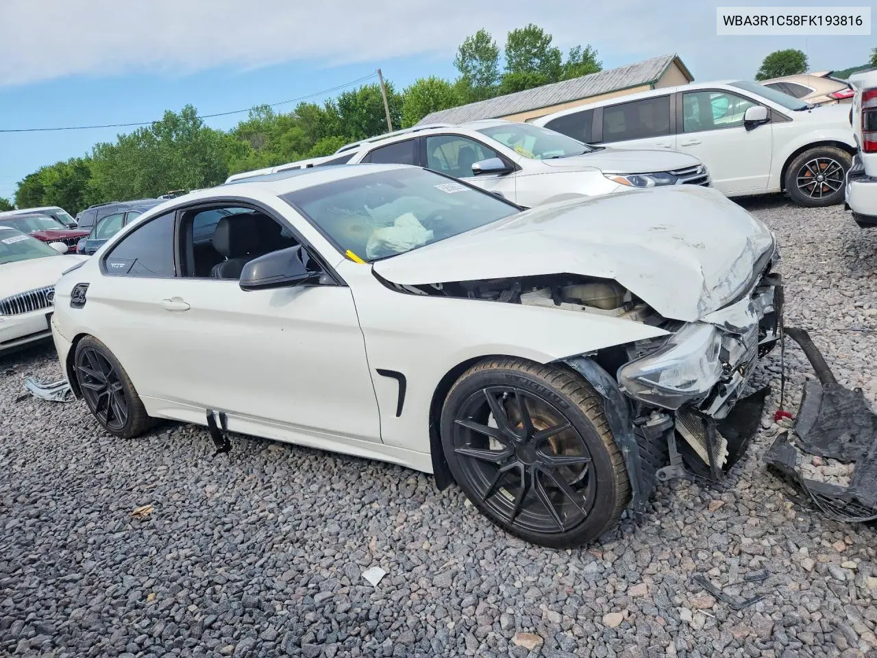 2015 BMW 435 I VIN: WBA3R1C58FK193816 Lot: 58586576