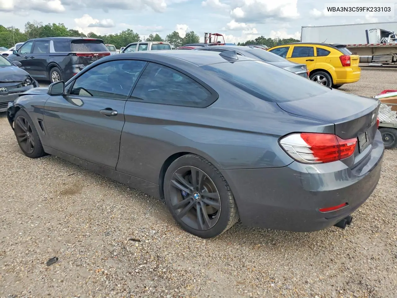 2015 BMW 4 Series VIN: WBA3N3C59FK233103 Lot: 58797686